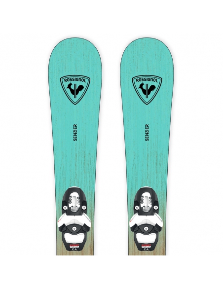 Narty dziecięce Rossignol SENDER KID + wiązania Look TEAM 4 GW
