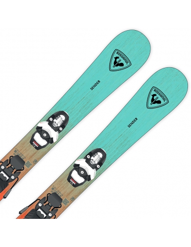 Narty dziecięce Rossignol SENDER KID + wiązania Look TEAM 4 GW