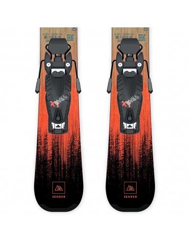 Narty dziecięce Rossignol SENDER KID + wiązania Look TEAM 4 GW