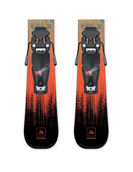 Narty dziecięce Rossignol SENDER KID + wiązania Look TEAM 4 GW