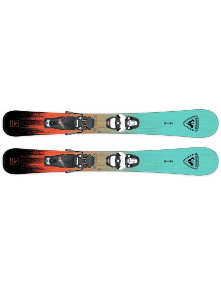 Narty dziecięce Rossignol SENDER KID + wiązania Look TEAM 4 GW