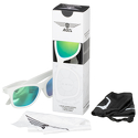 Okulary przeciwsłoneczne dla dzieci Babiators Aces Navigator Wicked White zielone szkla 6+