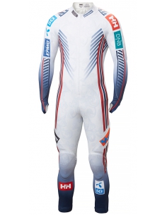 Guma narciarska kombinezon Helly Hansen Juniors' World Cup GS Speed Suit Snow White