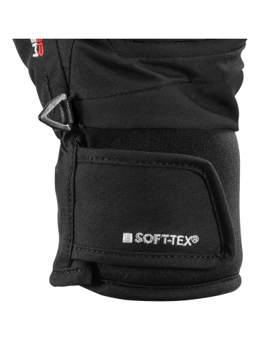 Rękawice narciarskie LEKI Griffin 3D Junior (pięciopalczaste) Black 4.0