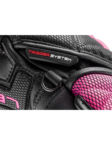 Rękawice narciarskie Leki WCR Venom 3D Junior (pięciopalczaste) Black/Pink