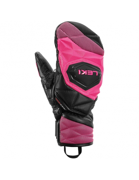 Rękawice narciarskie Leki WCR Venom 3D Junior Mitten (jednopalczaste) Black/Pink