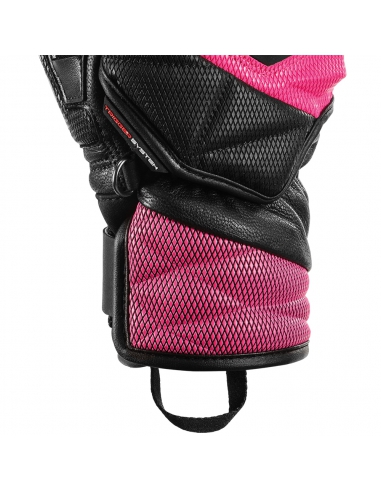Rękawice narciarskie Leki WCR Venom 3D Junior Mitten (jednopalczaste) Black/Pink