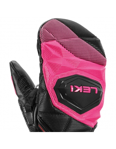 Rękawice narciarskie Leki WCR Venom 3D Junior Mitten (jednopalczaste) Black/Pink