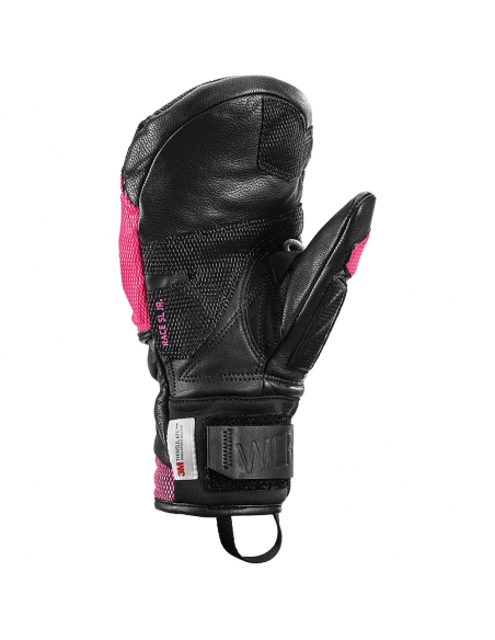 Rękawice narciarskie Leki WCR Venom 3D Junior Mitten (jednopalczaste) Black/Pink