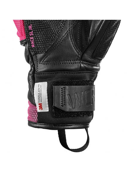 Rękawice narciarskie Leki WCR Venom 3D Junior Mitten (jednopalczaste) Black/Pink