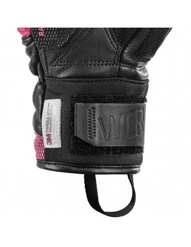 Rękawice narciarskie Leki WCR Venom 3D Junior (pięciopalczaste) Black/Pink