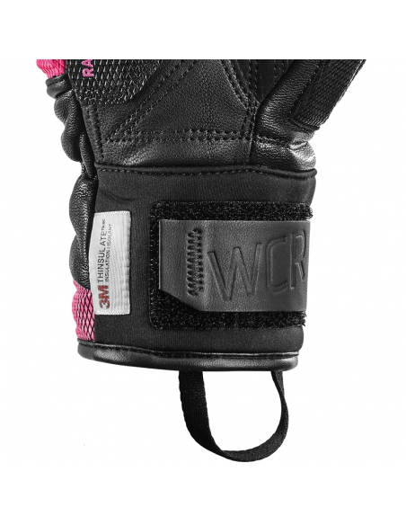 Rękawice narciarskie Leki WCR Venom 3D Junior (pięciopalczaste) Black/Pink