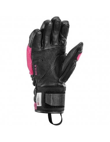 Rękawice narciarskie Leki WCR Venom 3D Junior (pięciopalczaste) Black/Pink