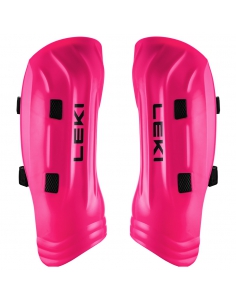 Ochraniacze narciarskie na golenie Leki WorldCup Pro Shin Guard Junior Neon Pink