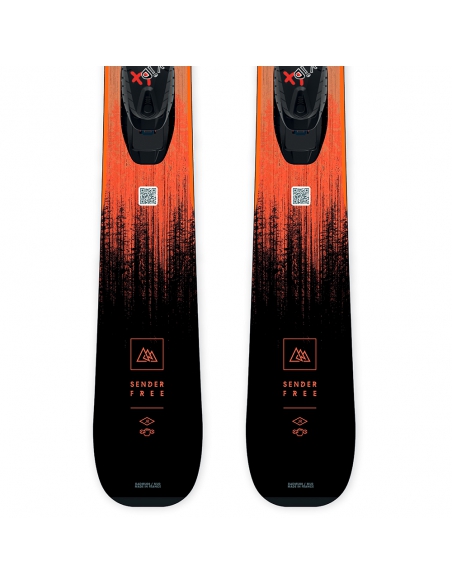 Narty dziecięce Rossignol SENDER JUNIOR + wiązania Look KID 4 GW