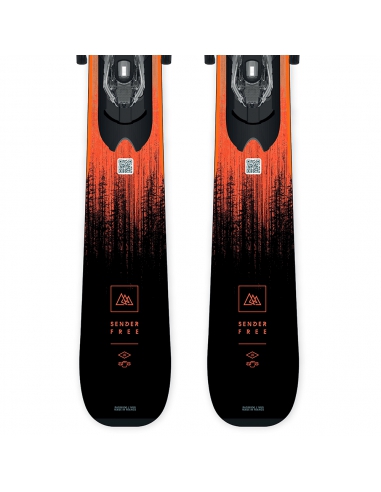 Narty dziecięce Rossignol SENDER JUNIOR + wiązania Look XPRESS 7 GW