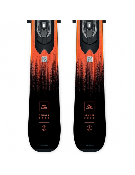 Narty dziecięce Rossignol SENDER JUNIOR + wiązania Look XPRESS 7 GW