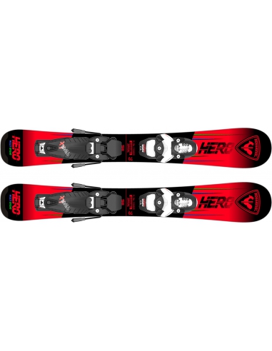 Narty dziecięce Rossignol HERO KID + wiązania Look TEAM 4 GW