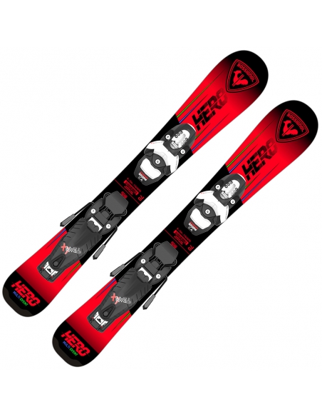 Narty dziecięce Rossignol HERO KID + wiązania Look TEAM 4 GW