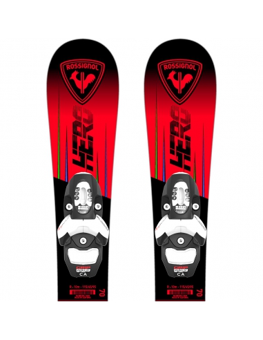 Narty dziecięce Rossignol HERO KID + wiązania Look TEAM 4 GW