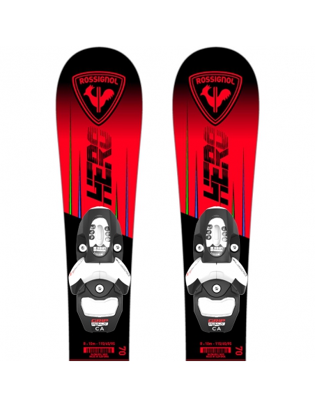 Narty dziecięce Rossignol HERO KID + wiązania Look TEAM 4 GW