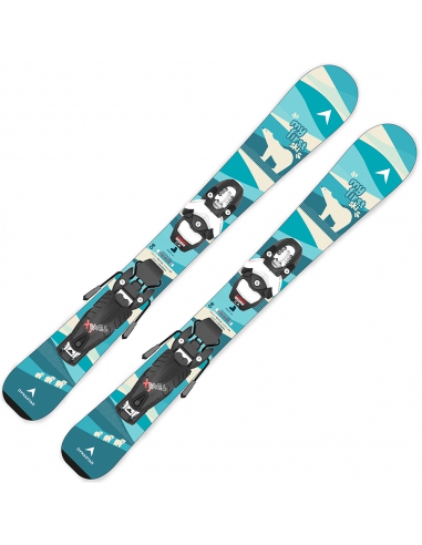 Narty dziecięce Dynastar MY FIRST SKI  + wiązania Look Team 4 Black GW