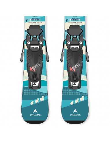 Narty dziecięce Dynastar MY FIRST SKI  + wiązania Look Team 4 Black GW