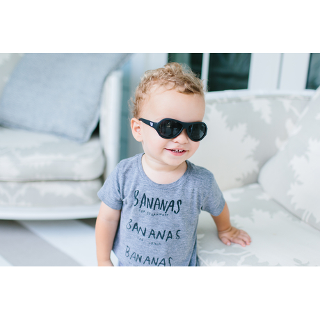 Okulary przeciwsłoneczne dla dzieci Babiators Original Aviator Black Ops Black