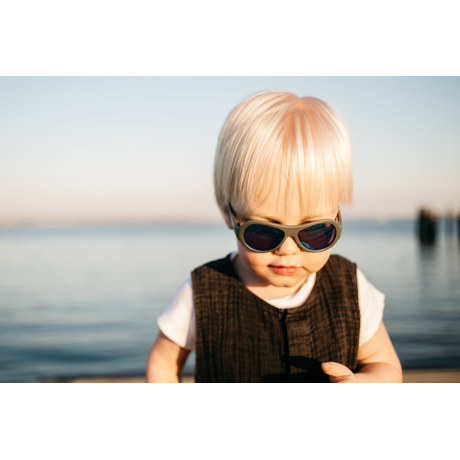 Okulary przeciwsłoneczne dla dzieci Babiators Original Aviator Black Ops Black