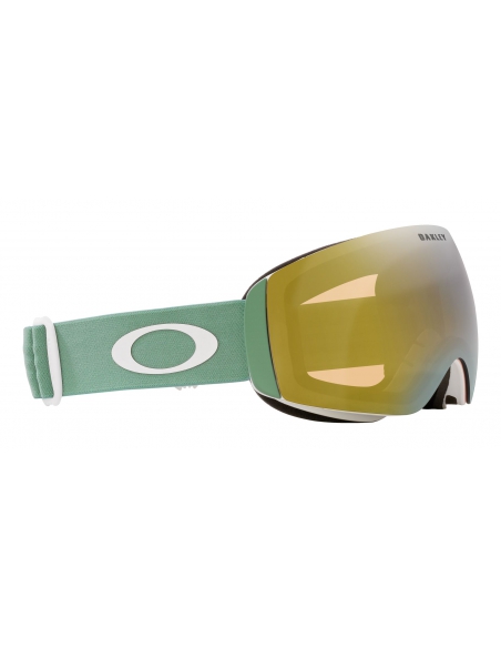Gogle narciarskie Oakley Flight Deck M Matte Jade/Prizm Sage Gold Iridium
