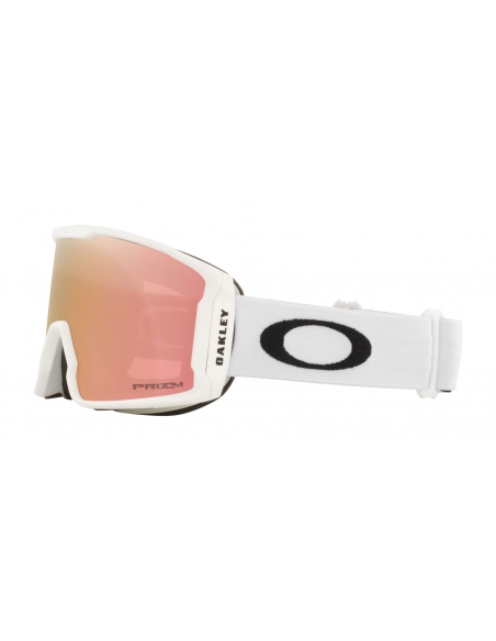 Gogle narciarskie Oakley Line Miner M Matte White/Prizm Rose Gold Iridium