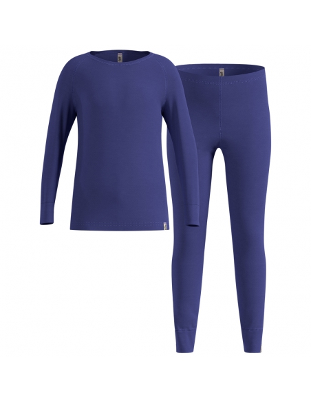 Bielizna termoaktywna dla dzieci (koszulka + getry) Odlo Merino 200 Kids Skipper Blue