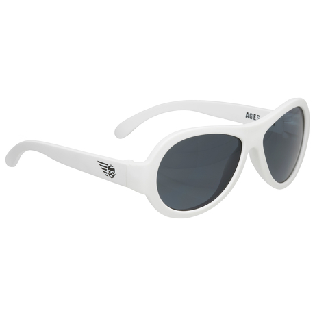 Okulary przeciwsłoneczne dla dzieci Babiators Original Aviator Wicked White