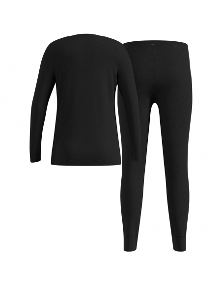 Bielizna termoaktywna dla dzieci (koszulka + getry) Odlo Merino 200 Kids Black