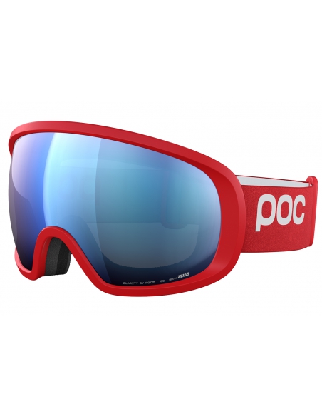 Gogle narciarskie POC FOVEA Prismane Red/Partly Sunny Blue