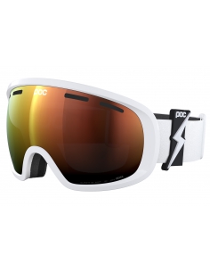 Gogle narciarskie POC FOVEA Blixten White/Partly Sunny Orange