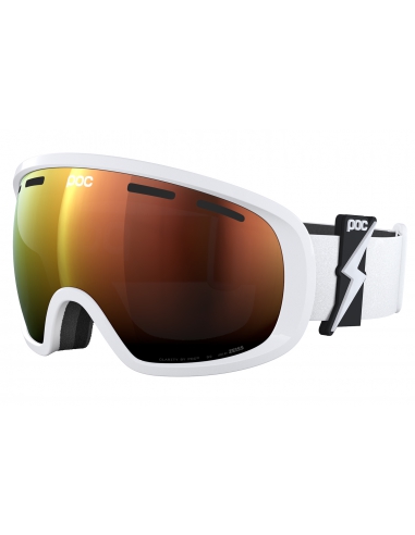 Gogle narciarskie POC FOVEA Blixten White/Partly Sunny Orange