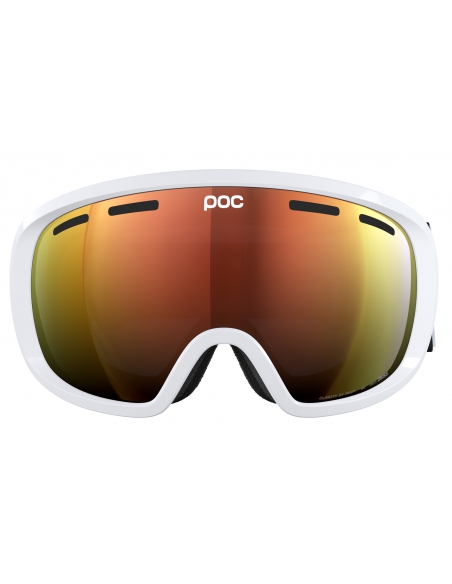 Gogle narciarskie POC FOVEA Blixten White/Partly Sunny Orange