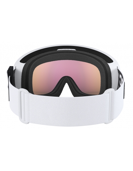 Gogle narciarskie POC FOVEA Blixten White/Partly Sunny Orange