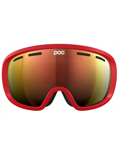 Gogle narciarskie POC FOVEA Prismane Red/Partly Sunny Orange