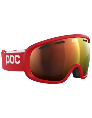 Gogle narciarskie POC FOVEA Prismane Red/Partly Sunny Orange