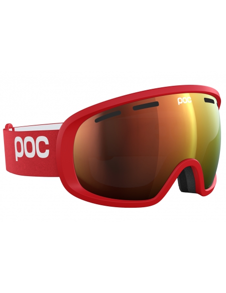 Gogle narciarskie POC FOVEA Prismane Red/Partly Sunny Orange