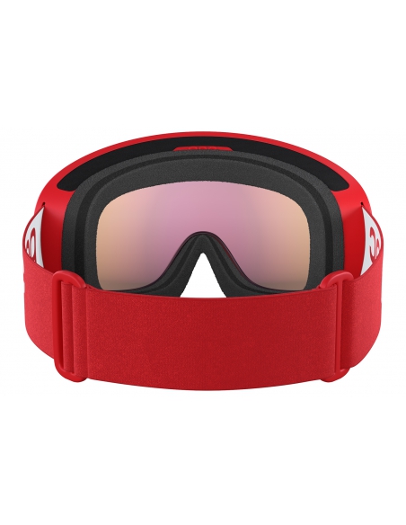 Gogle narciarskie POC FOVEA Prismane Red/Partly Sunny Orange