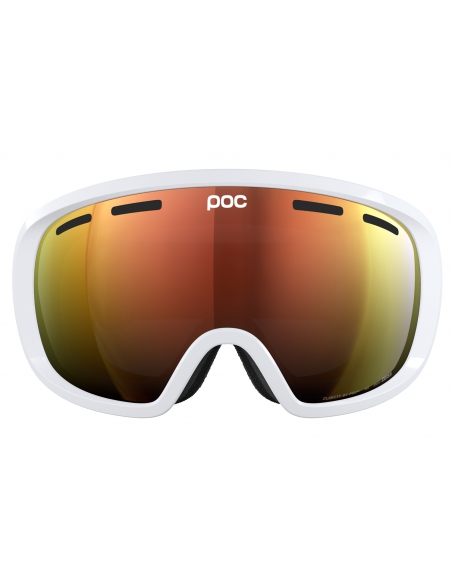 Gogle narciarskie POC FOVEA Hydrogen White/Partly Sunny Orange