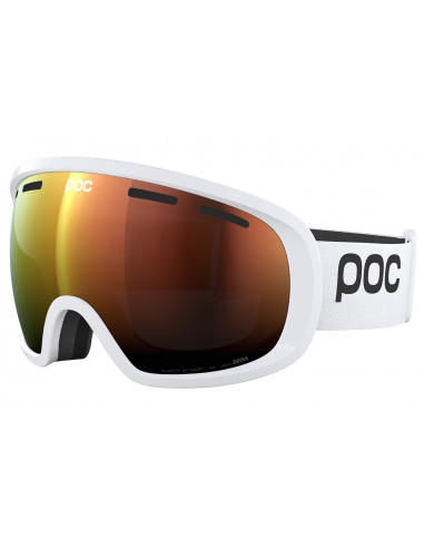 Gogle narciarskie POC FOVEA Hydrogen White/Partly Sunny Orange