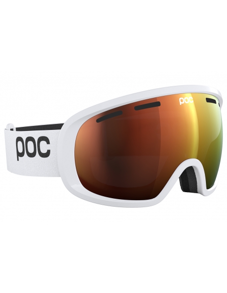 Gogle narciarskie POC FOVEA Hydrogen White/Partly Sunny Orange