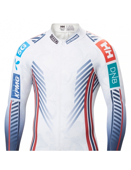 Guma narciarska kombinezon Helly Hansen World Cup GS Speed Suit White