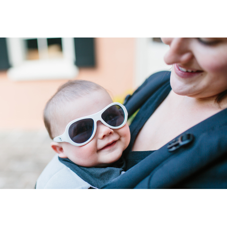 Okulary przeciwsłoneczne dla dzieci Babiators Original Aviator Wicked White