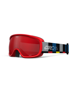 Gogle narciarskie Giro Buster Black Blocks/Amber Scarlet