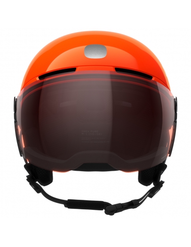 Kask narciarski z szybą POC POCito OBEX VISOR MIPS Fluorescent Orange